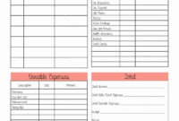 Household Budget Template Printable Unique 10 Bud throughout Top Easy Budget Planner Template