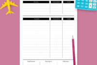 Personal Monthly Budget Planner Template – Printable Pdf in Budget Maker Template