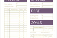 The Ultimate Free Library Of College Printables | Monthly for College Budget Planner Template