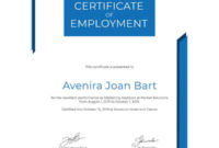 27+ Sample Certificate Of Employment Templates Pdf, Doc With Fresh Certificate Of Employment Template