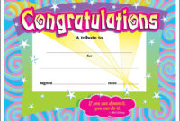 30 Congratulations Awards (Large) Swirl Certificate Pack Within Congratulations Certificate Word Template
