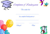 6 Best Free Printable Kindergarten Graduation Certificate Intended For Free Printable Certificate Templates For Kids