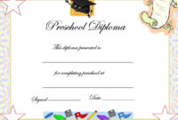 6 Best Free Printable Kindergarten Graduation Certificate Throughout Fascinating Free Printable Certificate Templates For Kids