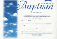 Baptism Certificate Template Publisher Elegant Free Regarding Baby Christening Certificate Template