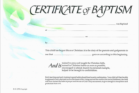 Baptism Certificate Template Word (1) Templates Example With Regard To Baby Christening Certificate Template