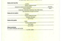 Birth Certificate Guatemala With Uscis Birth Certificate Within Fresh Birth Certificate Translation Template Uscis