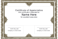 Blank Award Certificate Template Edit, Fill, Sign Online With Stunning Free Printable Blank Award Certificate Templates