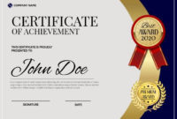 Certificate Flyers | Certificate Of Achievement Pertaining To Awesome Award Certificate Design Template