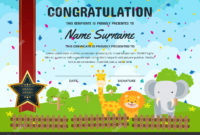 Cute Children Certificate Achievement Appreciation Intended For Fantastic Children&amp;amp;#039;S Certificate Template