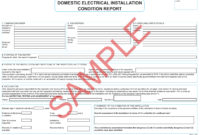 Electrical Installation Condition Report Form 6 Within Fascinating Electrical Minor Works Certificate Template