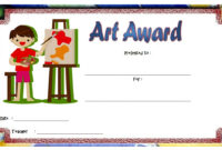Free Art Award Certificate Templates Editable [10+ Elegant With Regard To Free Art Certificate Template Free