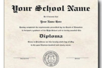 Free Diploma Templates | Business Mentor Inside Free School Certificate Templates
