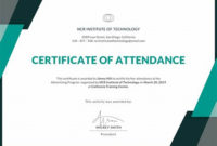 Pin On Certificate Templates Pertaining To Conference Certificate Of Attendance Template