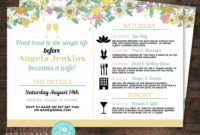 Pin On Itinerary Bridal Shower Invitations With Regard To Fresh Bridal Shower Itinerary Template