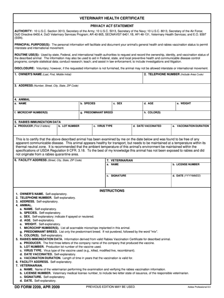017 Pet Health Certificate Template With Veterinary Health Regarding Veterinary Health Certificate Template