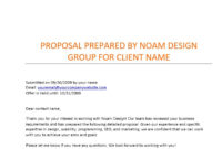 12 Free Sample Website Design Proposal Templates Throughout Website Design Proposal Template