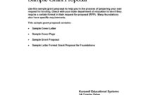 12+ Grant Proposal Writing Examples Pdf, Word | Examples With Regard To Top Grant Proposal Template Word