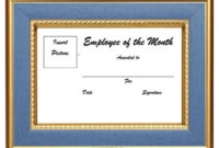 16 Free Employee Of The Month Certificate Templates Pertaining To Small Certificate Template