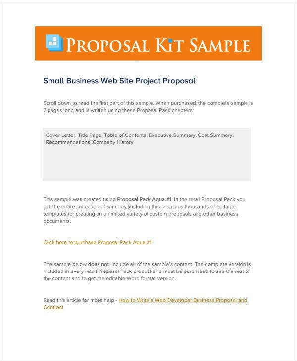19+ Small Business Proposal Templates &amp; Samples Doc, Pdf Throughout Sample Business Proposal Template