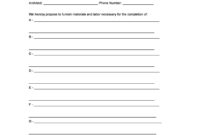 31 Construction Proposal Template & Construction Bid Forms Intended For Free Contractor Proposal Template