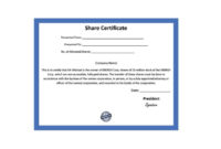 40+ Free Stock Certificate Templates (Word, Pdf) ᐅ For Professional Stock Certificate Template Word