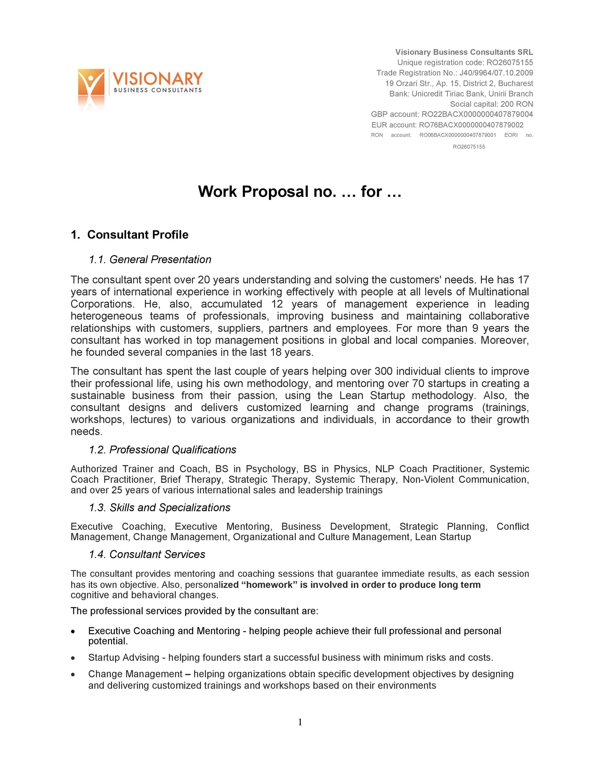 43 Best Job Proposal Templates (Free Download) ᐅ Templatelab Within Fascinating Employment Proposal Template