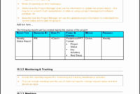 5 Project Monitoring Template Sampletemplatess For Project Management Guidelines Template