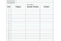 51 Effective Meeting Agenda Templates Free Template Inside Simple Meeting Agenda Template