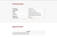 9+ Free Club Meeting Minutes Templates [Edit & Download Throughout Amazing Booster Club Meeting Agenda Vorlage