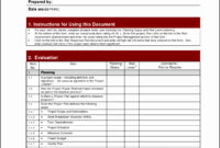 9 Project Checklist Template Sampletemplatess Within Project Management Task List Template