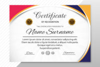 Abstract Creative Certificate Of Appreciation Award Throughout Best Thanks Certificate Template