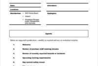 Agenda Format Word 2013 Template Agenda Minutes For Inside Simple Recurring Meeting Agenda Template