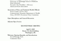 Appendix B:agendas Of Public Meetings Heldthe With New Infection Control Committee Meeting Agenda
