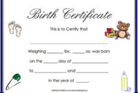 Birth Certificate Template 38+ Word, Pdf, Psd, Ai Pertaining To Girl Birth Certificate Template
