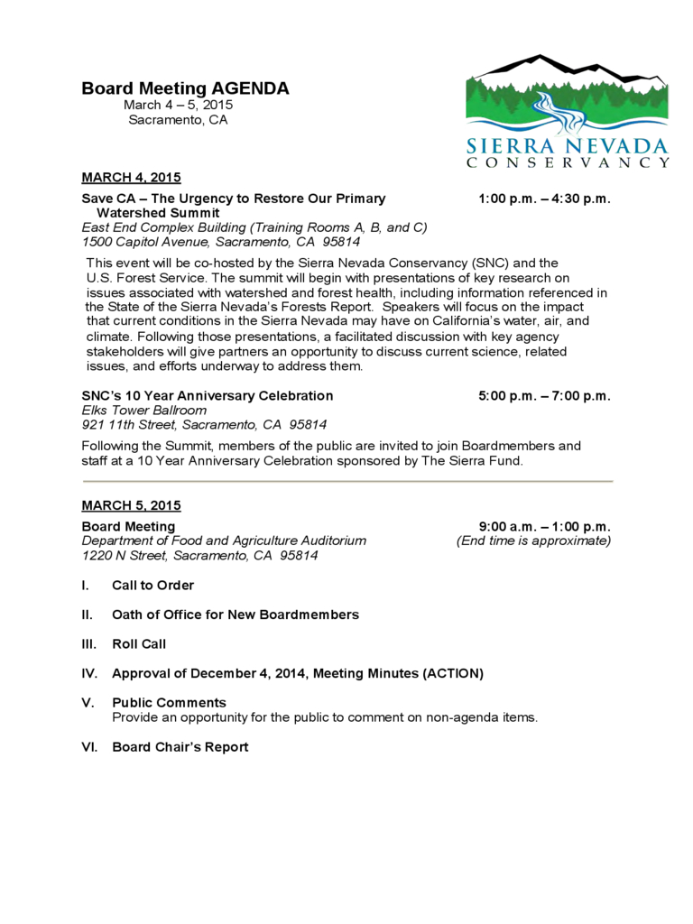 Board Meeting Agenda Template 7 Free Templates In Pdf Pertaining To Best Sample Board Meeting Agenda Template