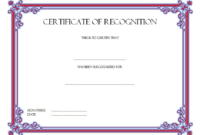 Certificate Of Recognition Template Word Free (10+ Concepts) For Microsoft Office Certificate Templates Free