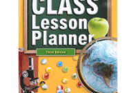 Christian Liberty Press, Class Lesson Planner, 3Rd Edition For Vacation Bible School Agenda