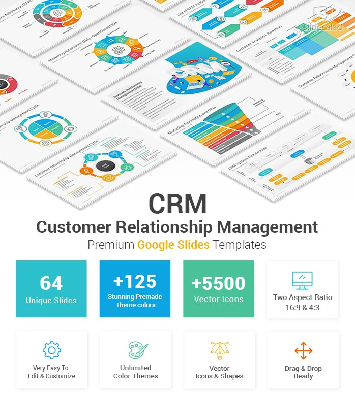 Customer Relationship Management Google Slides Template With Customer Relationship Management Template