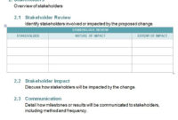 Download Change Management Policy Templates For Project Within Fresh Change Management Documentation Template