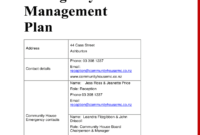 Emergency Management Plan Template. Emergency Management Regarding Awesome It Incident Management Template