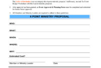 Event Proposal Form New Song Church & Ministries Inside Free Ministry Proposal Template