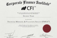 Financial Analyst Certification Financial Modeling With In No Certificate Templates Could Be Found