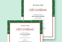 Free 11+ Gift Certificate Templates In Ai | Indesign | Ms Regarding Publisher Gift Certificate Template