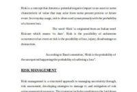 Free 11+ Operational Risk Management Samples In Pdf | Doc Inside Free Operational Risk Management Template