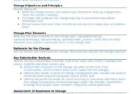 Free 12+ Sample Change Management Plan Templates In Pdf Pertaining To It Change Management Template