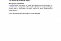 Free 14+ Health And Safety Plan Templates In Pdf | Google Regarding Fantastic Medical Waste Management Plan Template