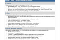 Free 16+ Sample Change Management Plan Templates In Ms Intended For Stunning Change Management Process Document Template