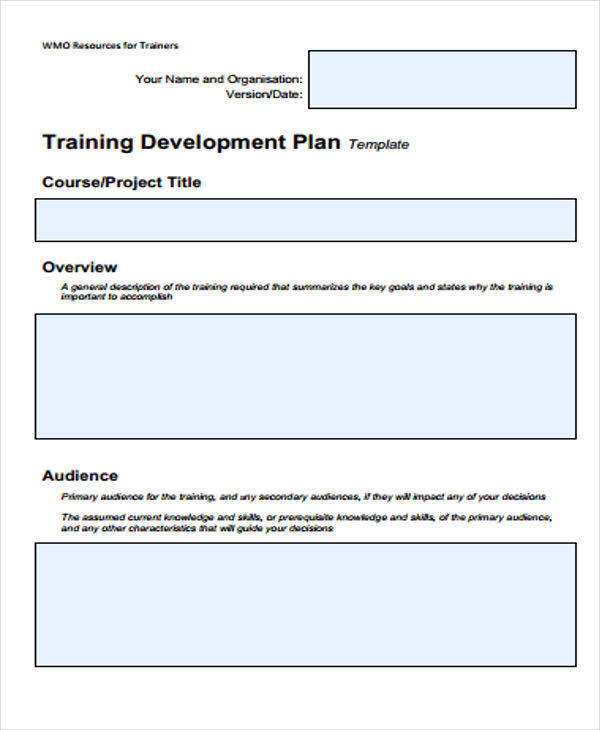 Free 8+ Training Plan Samples &amp; Templates In Pdf | Ms Word For Professional Training Proposal Template