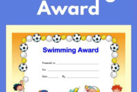 Free Award Certificate For Swimming (Primary) | Acn Latitudes Throughout New Free Swimming Certificate Templates