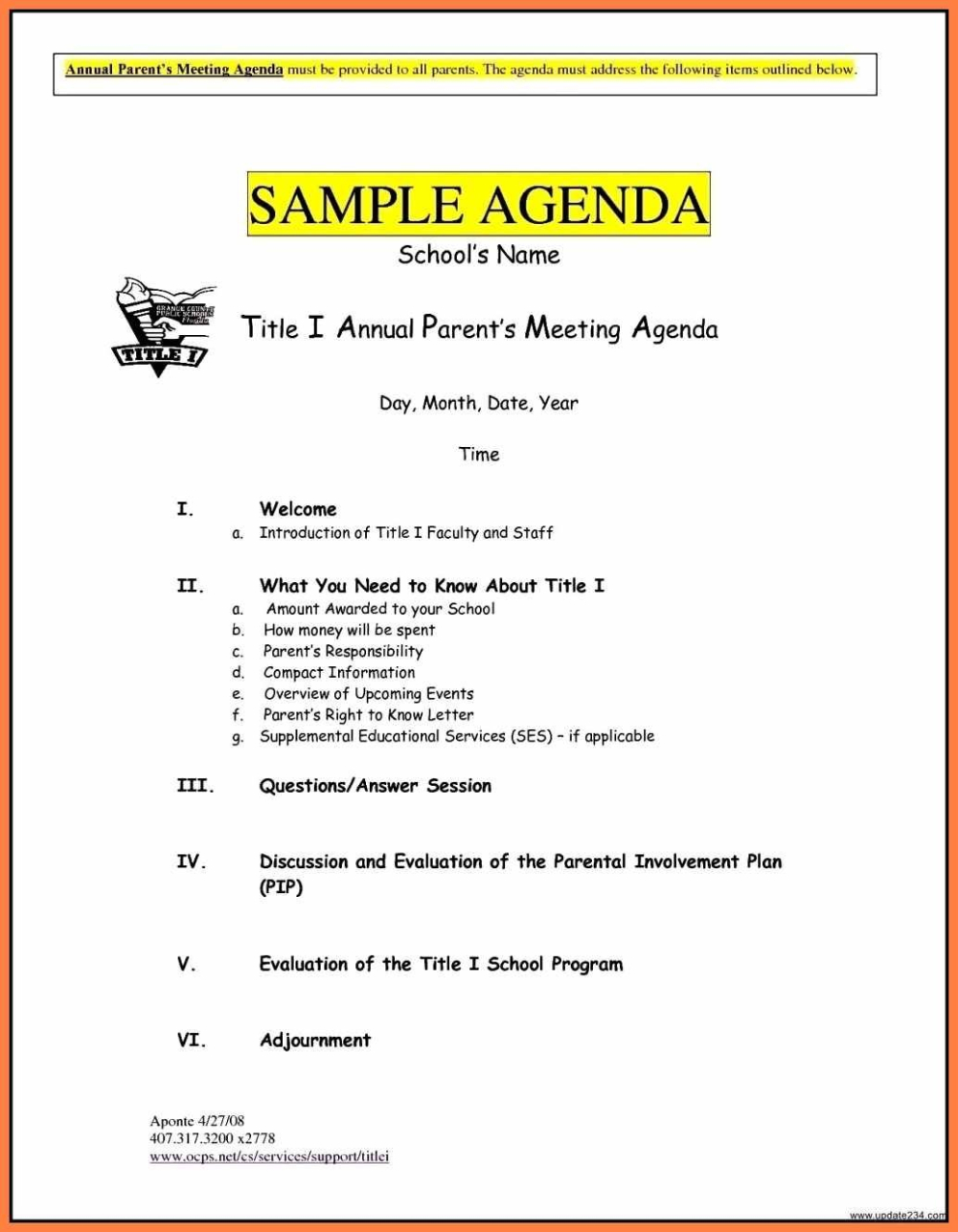 Free Business Meeting Agenda Template Word Andrew Gunsberg With Regard To Agenda For Church Business Meeting